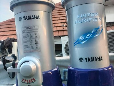 gambar yamaha water purifier di atap setalah perbaikan